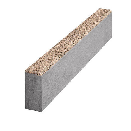 Бордюрный камень Steingot Садовый, цвет Caramello 1000х200х80