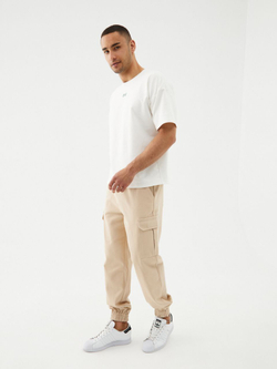 Джоггеры карго хлопковые. Песок
