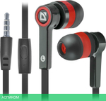 Наушники Defender Pulse 420 Black/Red (63424)