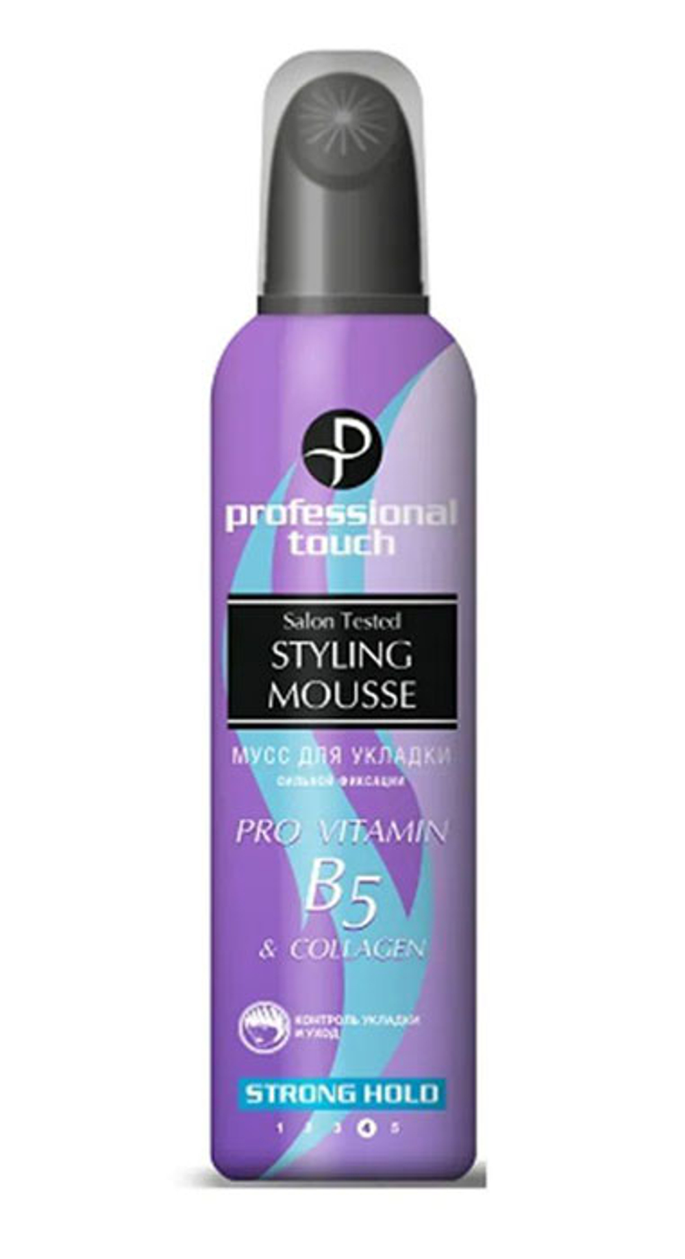 Мусс для волос 150мл Prof.Touch vit.B5 collagen экс.фик
