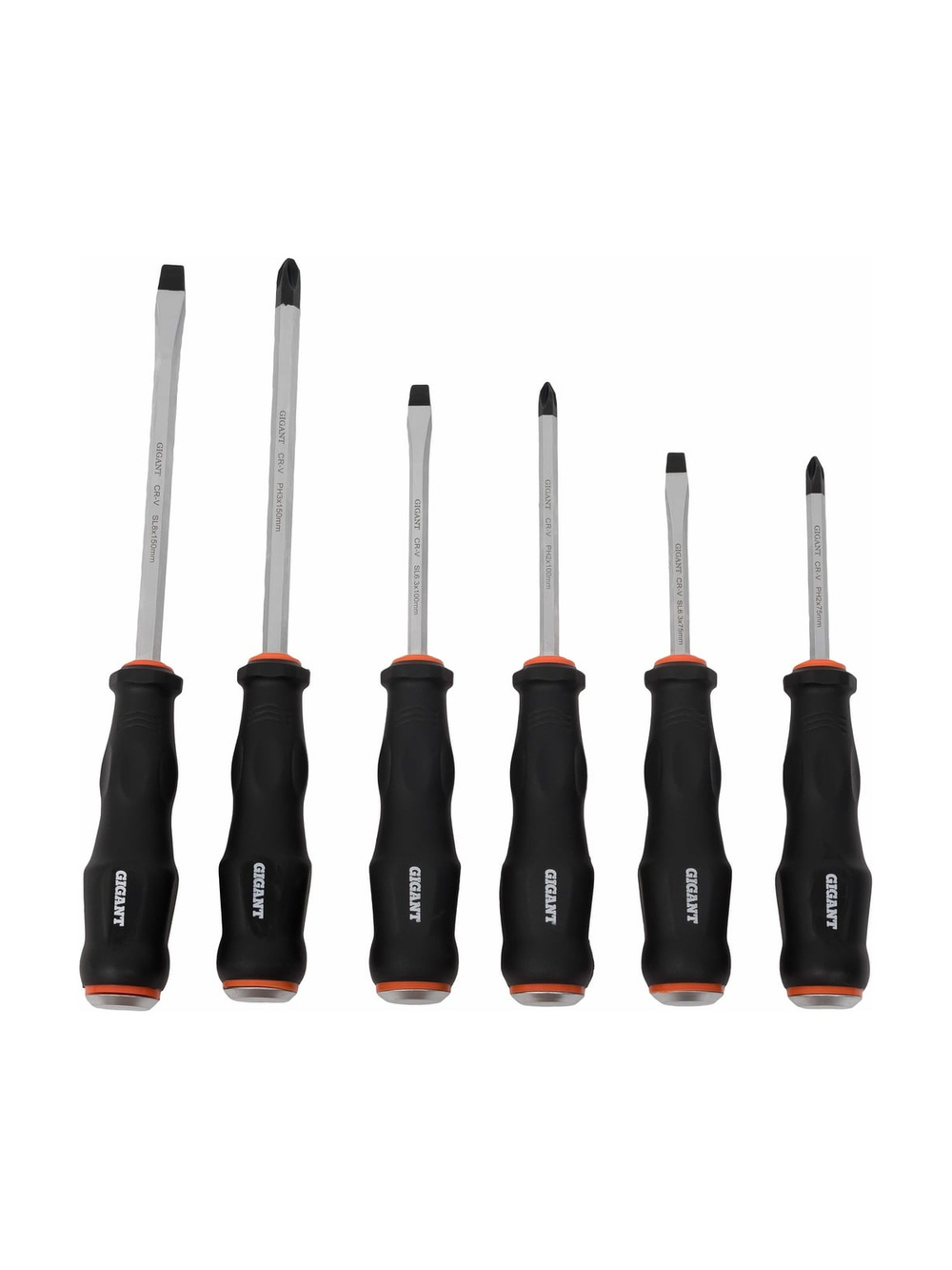 Набор ударных отверток Gigant 6 шт GSI-6