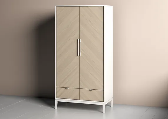 Шкаф Fjord 2-х створчатый (белый)