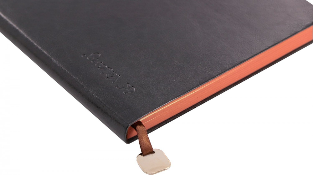 Записная книжка 12,7 см х 18,0 см, Yalong, интегр. переплет, иск. кожа, ляссе-закладка с металлич. фурнитурой, тонир. срез, ассорти, клетка, 112 л,