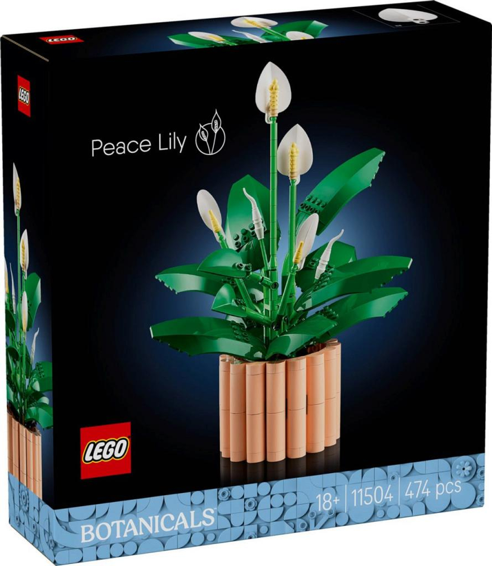 Конструктор LEGO Botanicals 11504 лего Спатифиллум, декоративный и реалистичный