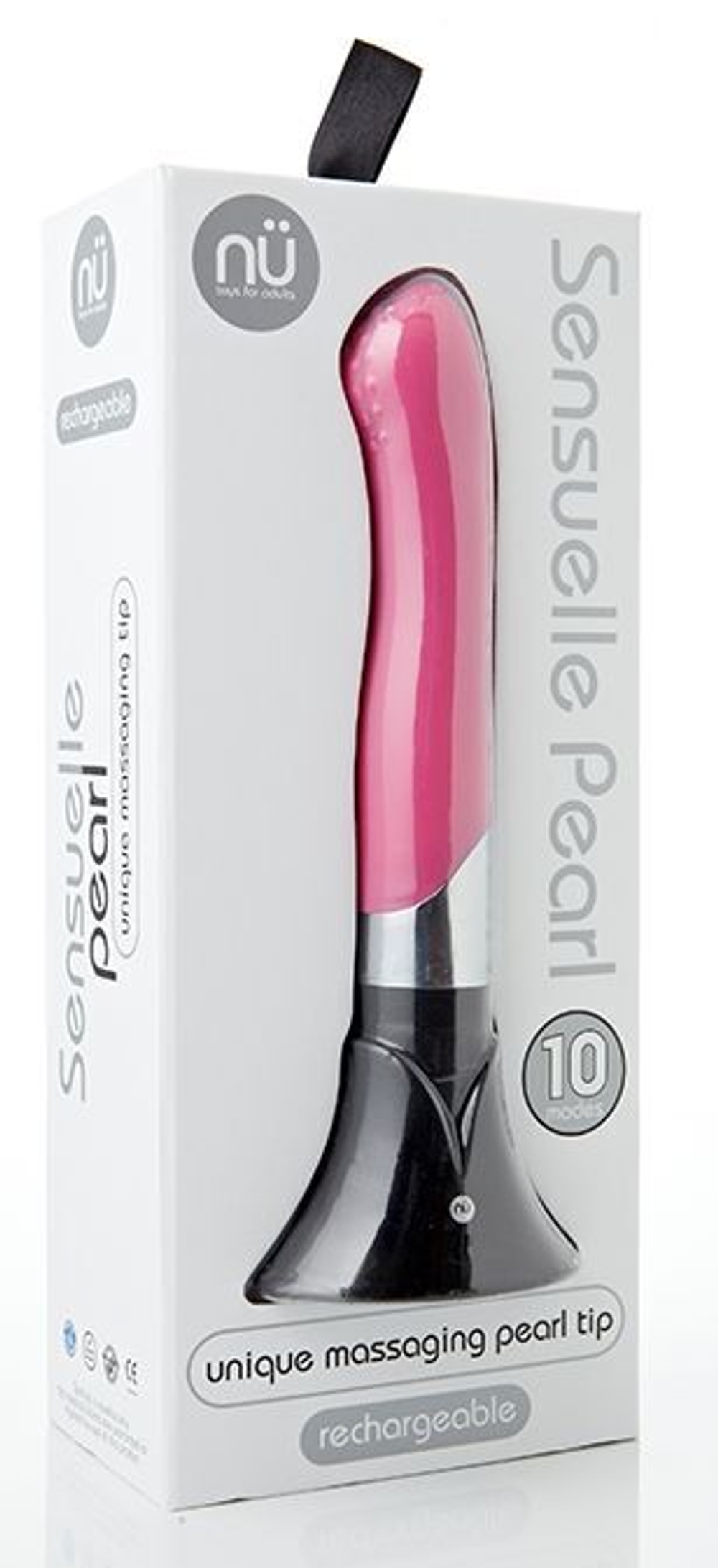 Розовый вибромассажер PEARL - 20,5 см. (Цвет: розовый)