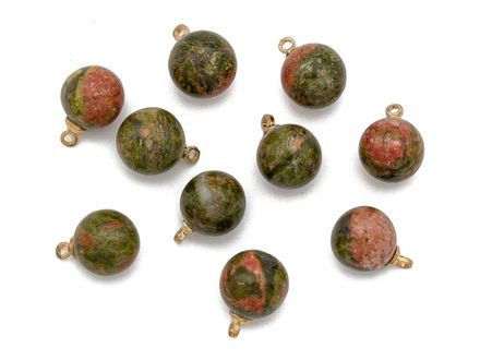 Подвеска "Шар" 10,5мм, унакит