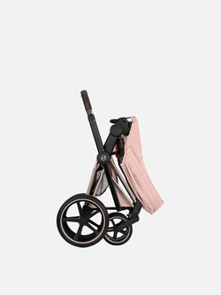 Cybex Priam 5 Style, в цвете Peach Pink (шасси Rose Gold) + автокресло Cybex Cloud T Plus