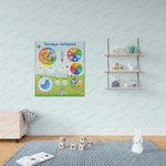 Игровой стенд Календарь наблюдений с термометром и карманами 299