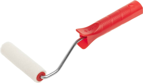 Мини-валик ″ВЕЛЮР″, 100% шерсть, ворс 4мм, ручка 6мм, d=15/100мм, ЗУБР Эксперт