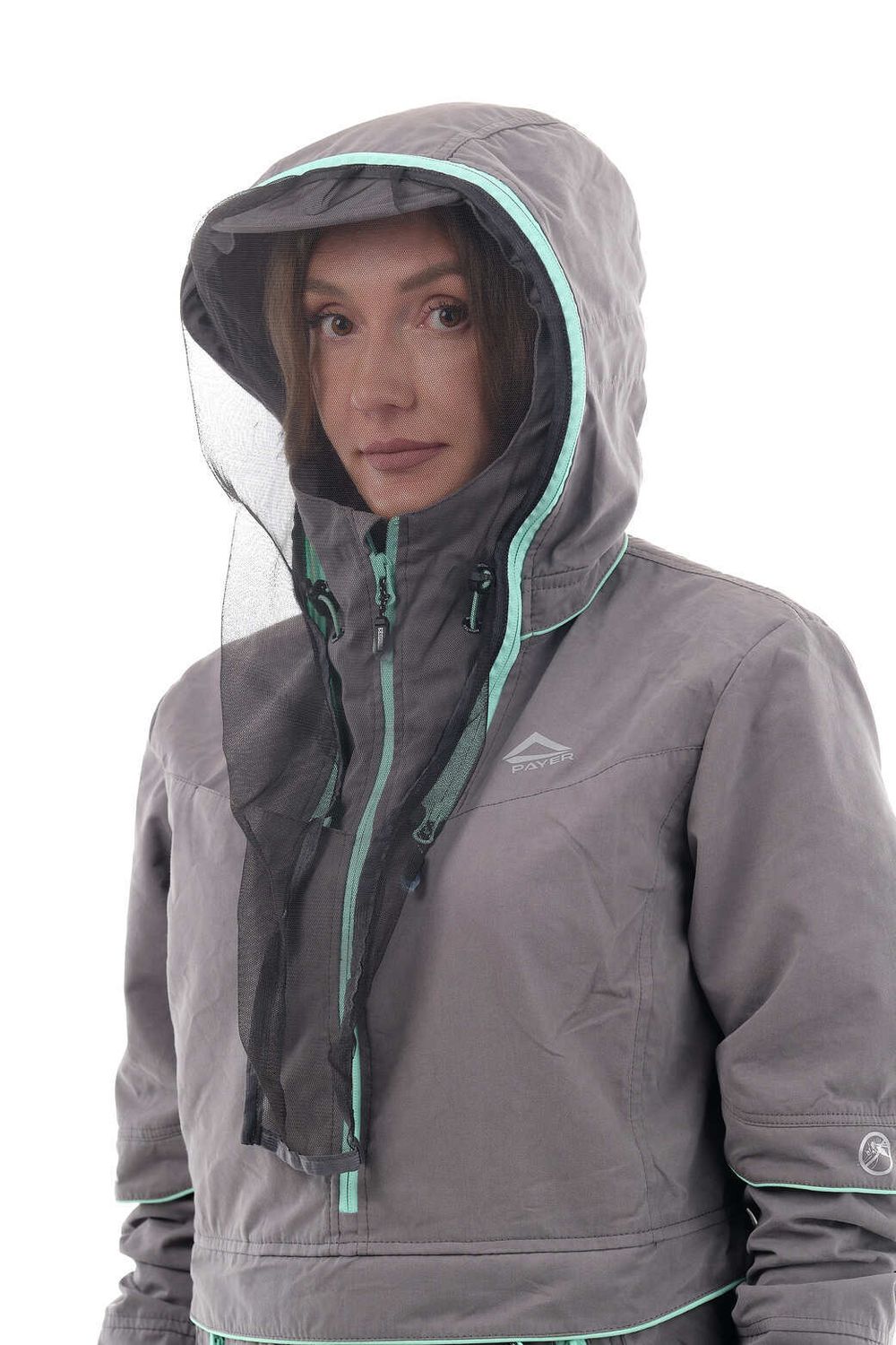 Костюм противоэнцефалитный «Элит Барьер» женский (цвет. св.серый / мята)