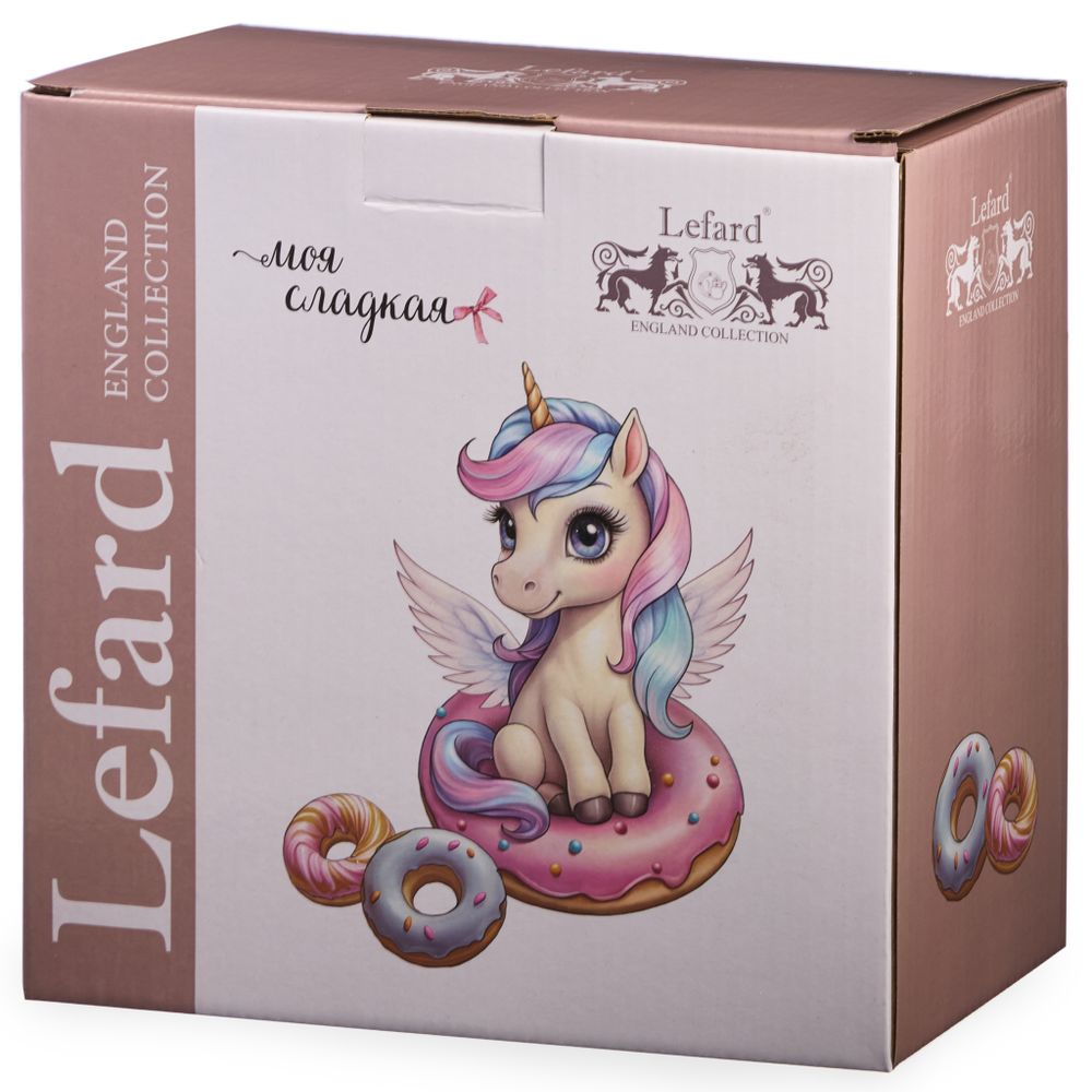 НАБОР ПОСУДЫ LEFARD "САМАЯ СЛАДКАЯ" 3 ПР. (КРУЖКА 240МЛ, САЛАТНИК 500МЛ, ТАРЕЛКА 20,5СМ)