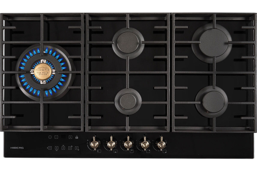Газовая варочная панель Hiberg VM 9155 B