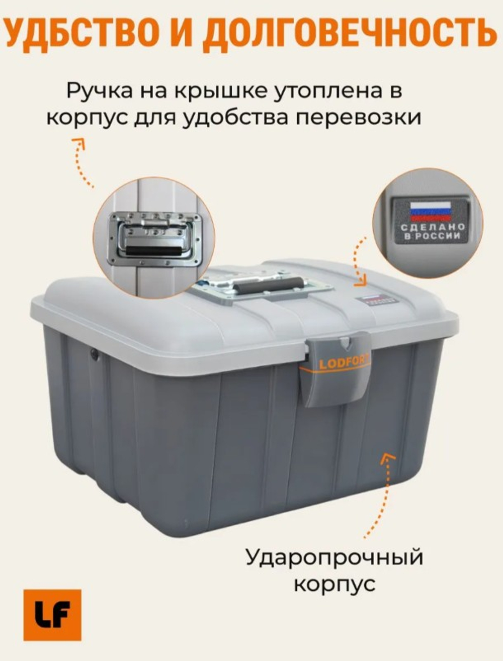 Ящик под воблеры и блесна LODFORT 70