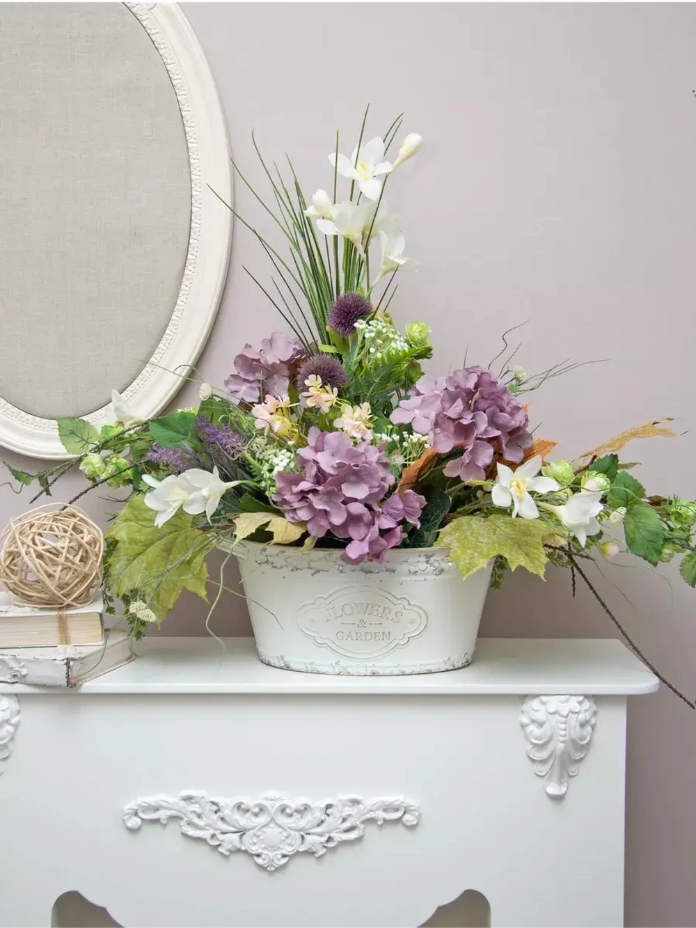 Искусственные цветы для декора в кашпо