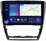 Магнитола для Skoda Octavia A5 2004-2013 (рамка черная глянцевая) - Teyes CC3-2K QLed Android 10, ТОП процессор, SIM-слот, CarPlay