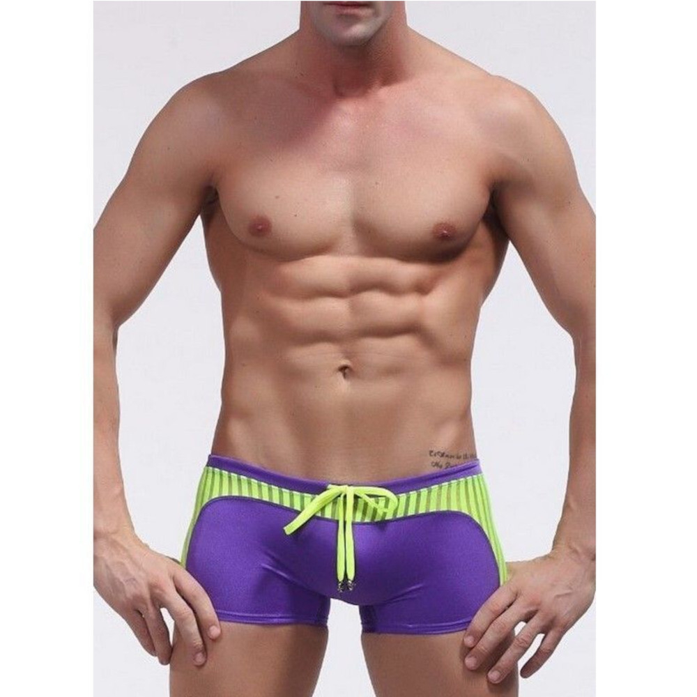 Мужские плавки фиолетовые WANG JIANG WJ141214-3