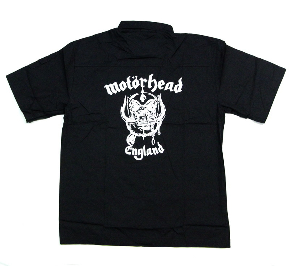 Рубашка Motorhead England ч/б