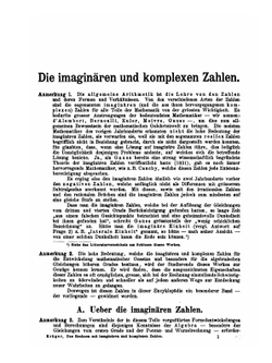 Lehrbuch Des Rechnens Mit Imaginären Und Komplexen Zahlen | Richard Krüger