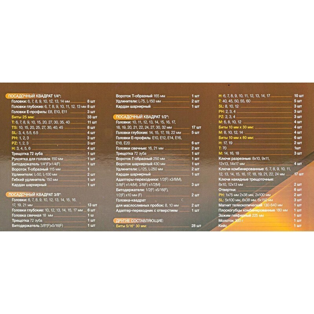 Набор инструментов 202 предмета FORSTIME