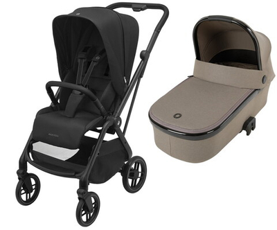 Детская коляска Maxi-Cosi Leona² Oria 2 в 1 1204390110 Twillic Black/1507470300 Luxe Twillic Truffle