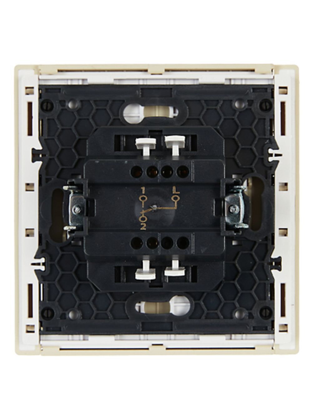 FORTE&PIANO Выключатель 1-клавишный проходной 10А FP403 ваниль IEK