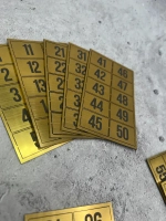 Нумерация на шкафчики, набор