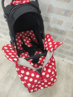 Коляска прогулочная Baballo Future 2024 Минни-маус (черная рама)