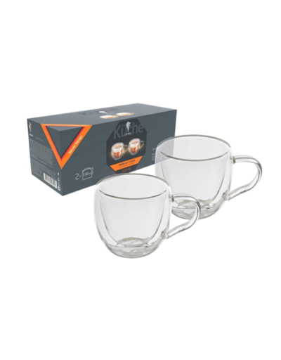 Набор из 2 чашек AROMA (2*150 мл) с двойными стенками 008243-SK