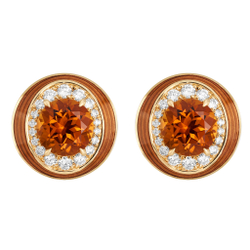 Серьги с Турмалином и Бриллиантами, Е0143-30/5