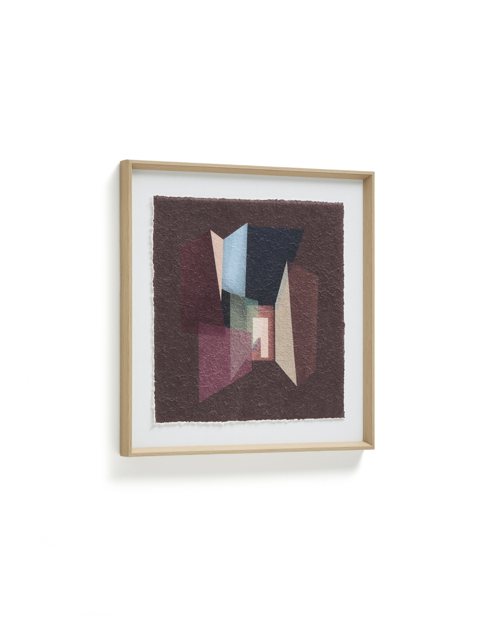 Многоцветная картина Veluni из переработанной бумаги 60 x 60 см