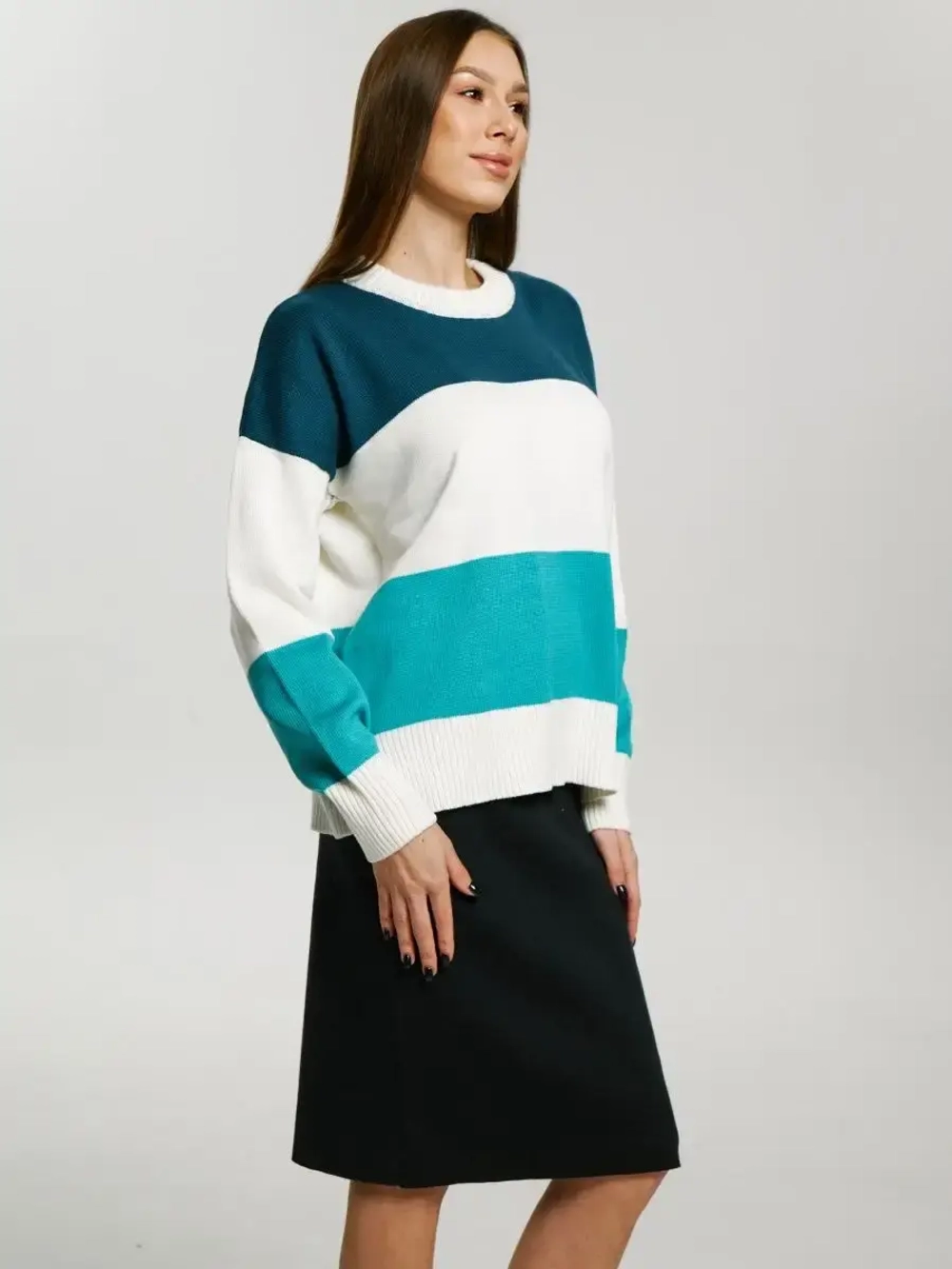 Джемпер в полоску