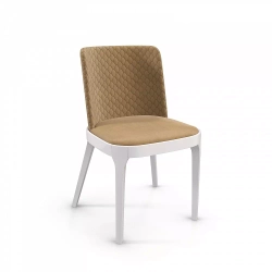 Стул "Garda" с мягким сиденьем и гнутой мягкой спинкой