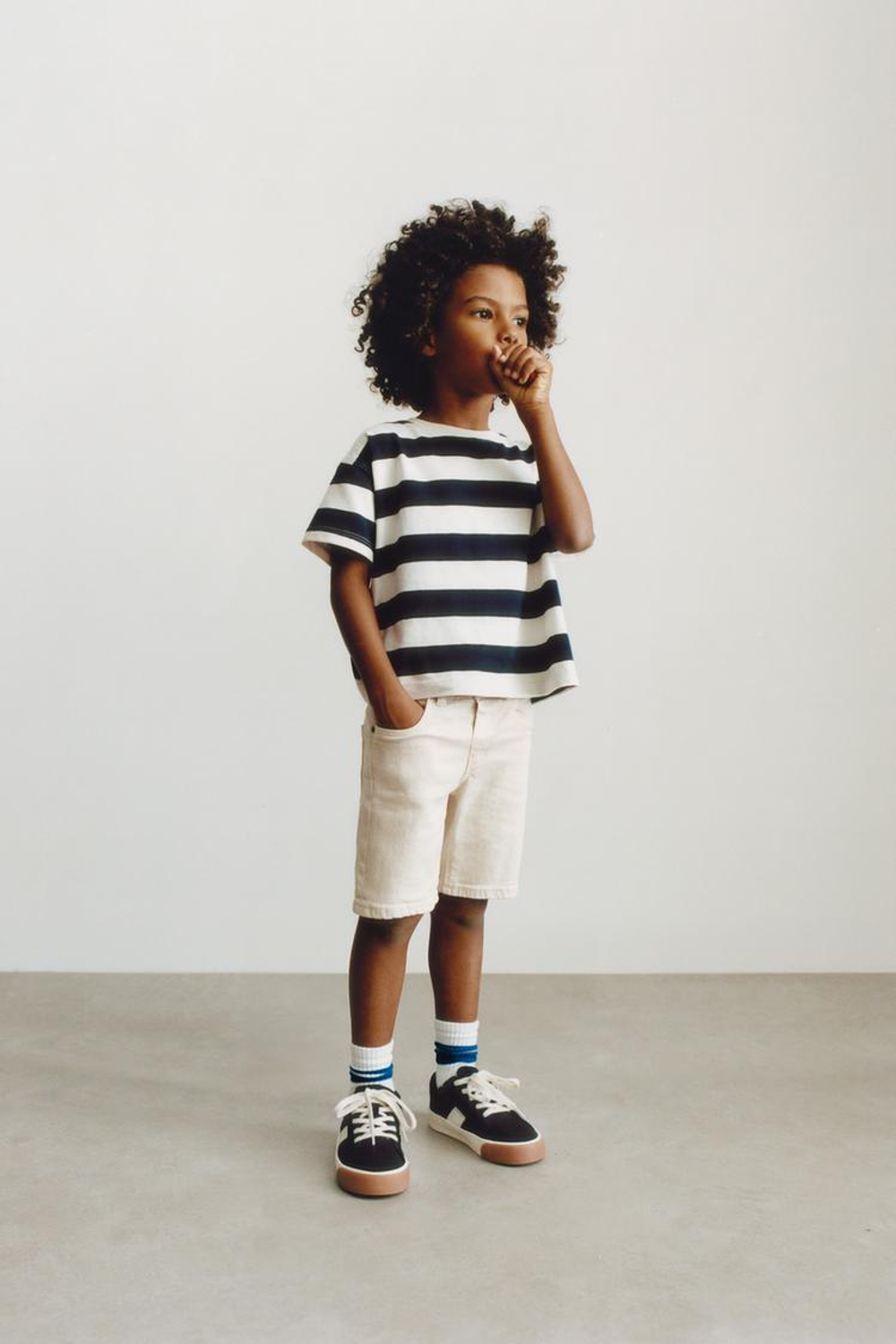 ZARA ШОРТЫ ПРЯМОГО КРОЯ ИЗ ТВИЛА, СЛОНОВАЯ КОСТЬ