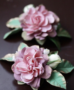 Броши: Гардения для подружек