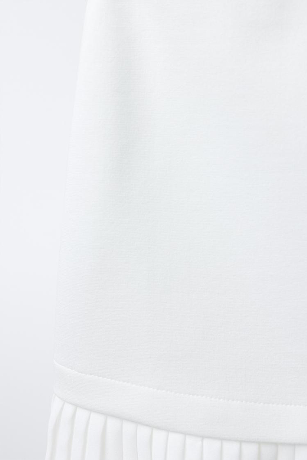 ZARA ПЛИССИРОВАННАЯ ЮБКА МИДИ, БЕЛЫЙ