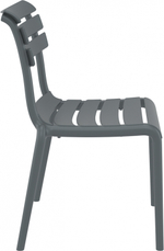 Стул пластиковый Siesta Contract Helen, темно-серый