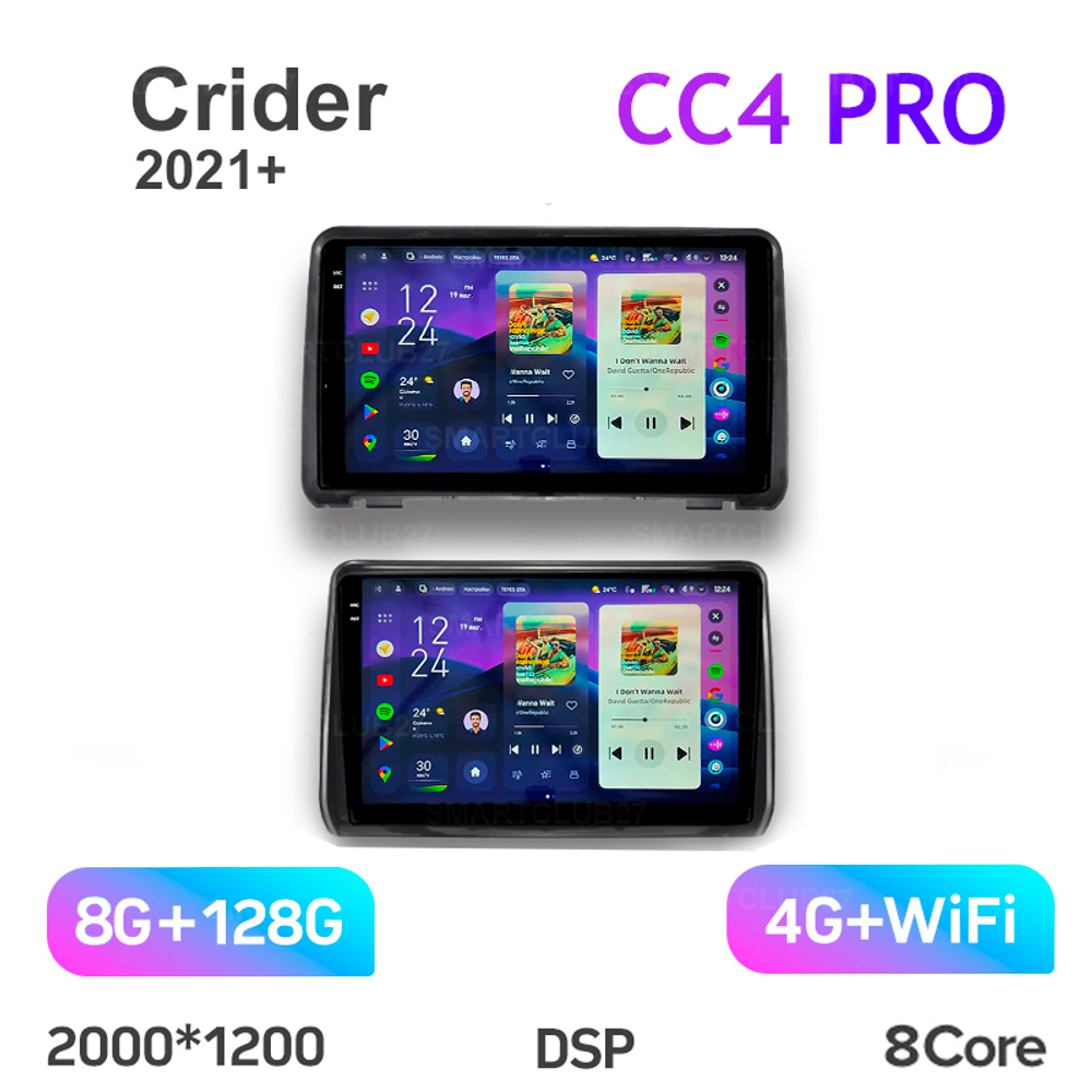 Teyes CC4 Pro 10,2" для Honda Crider 2021+