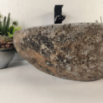 Раковина из речного камня RS-65178 41*37*15 0856