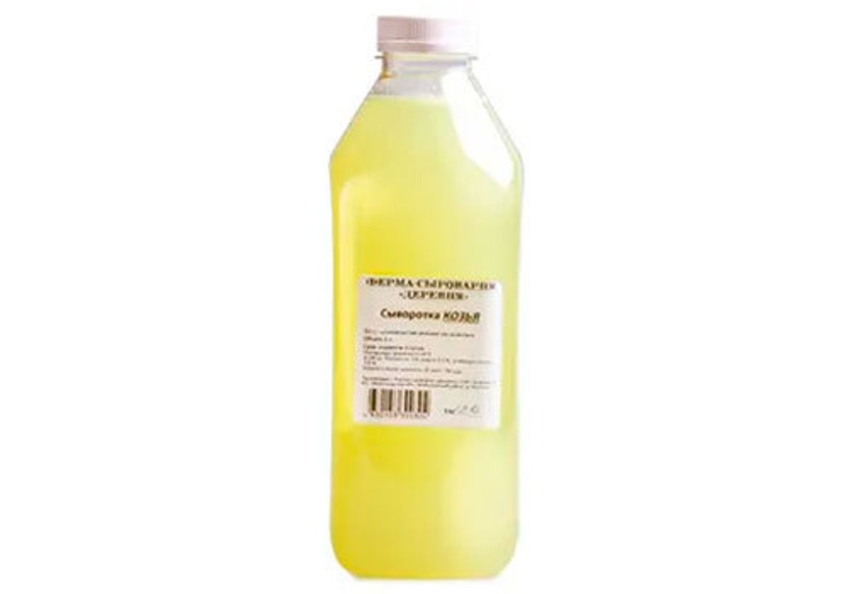 Сыворотка творожная из козьего молока фермерская, 1л