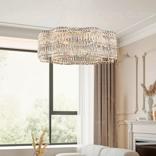 Люстра Cloyd ANTREA-B C1 / Ø50 см - хром (арт.11626)