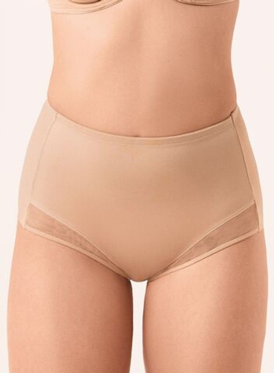 Трусы-слипы с высокой линией талии New Sibilla (Размер: 2 размер) (Цвет: телесный)