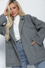 Пальто-пиджак (серое) Б11262 LT Collection