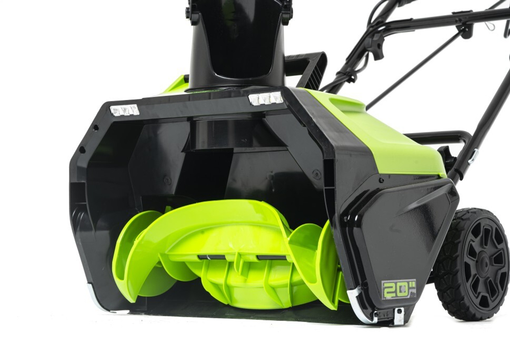 Аккумуляторный снегоуборщик GreenWorks 60V, 51 см, бесщеточный, c 1хАКБ 4АЧ и ЗУ