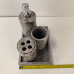 Набор из мрамора 5 предм SEA Set Grey NM-63759 прямоуг 85