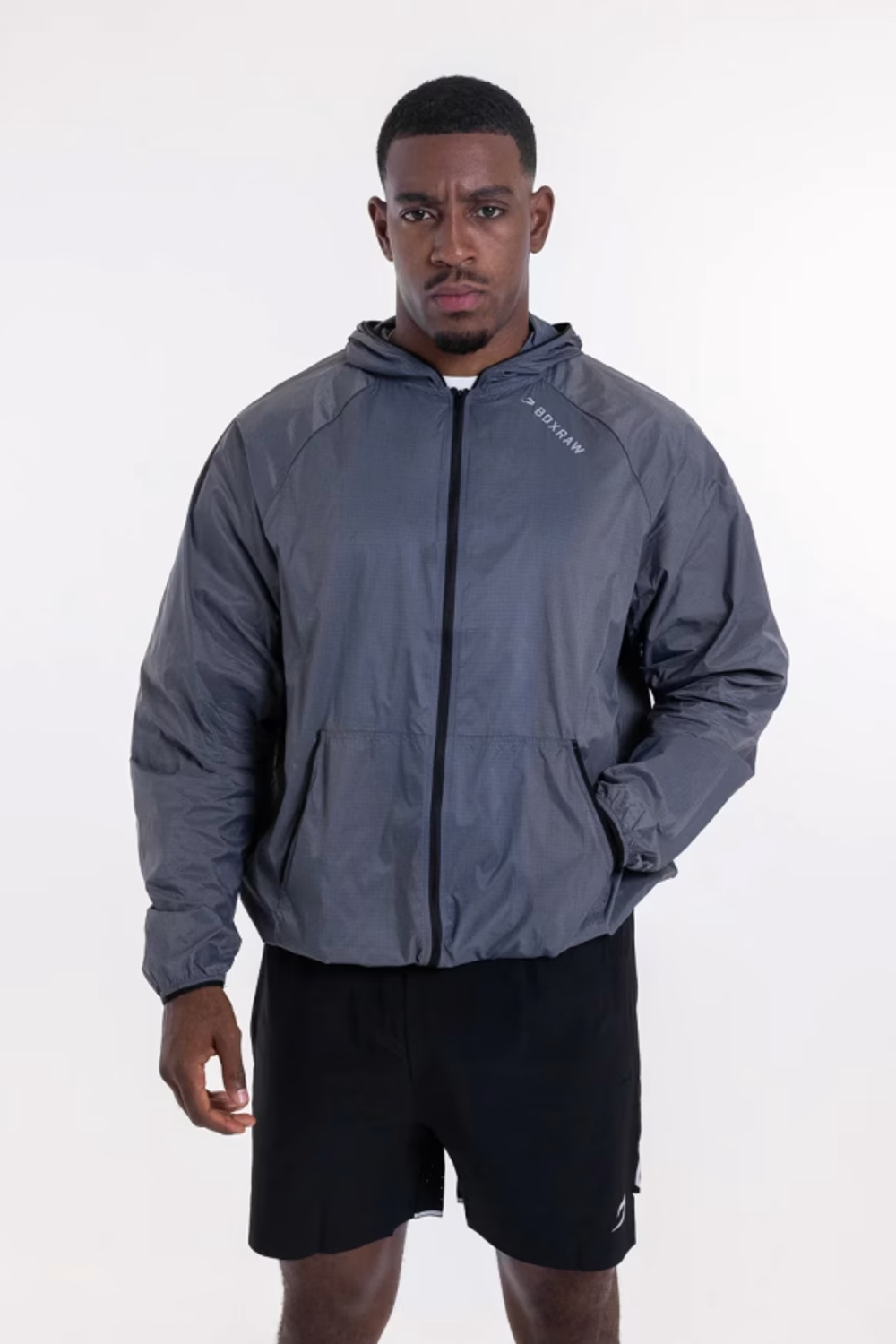 Зип-куртка BOXRAW Genaro Zip Up тёмно-серая