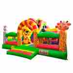 Коммерческий надувной батут «Мульти-сафари-утка» 7*6,5*5 м