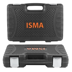 Набор инструментов 82пр. 1/2'', 1/4''(6гр.) ISMA ISMA-4821-5EURO