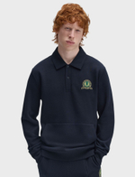 Джемпер-поло FRED PERRY Tennis Badge Collared Sweatshirt