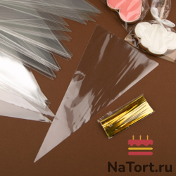 Пакет конус для сладостей 13x25 см (100 шт)