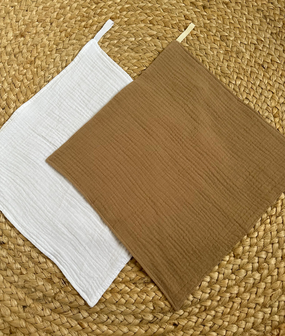 Салфетки из муслина 25*25 (набор 3шт)